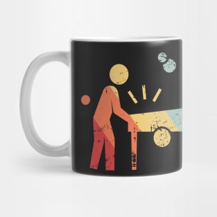 Retro 70s Pinball Arcade Player Mug